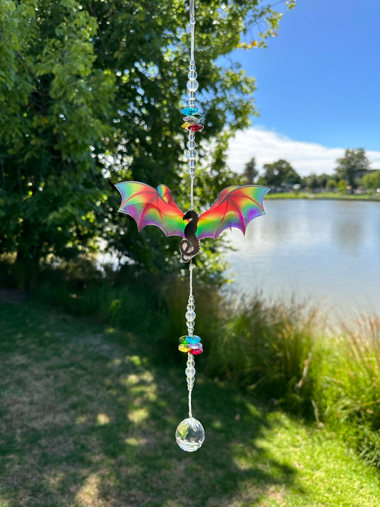 Dragon Medium Crystal Suncatcher