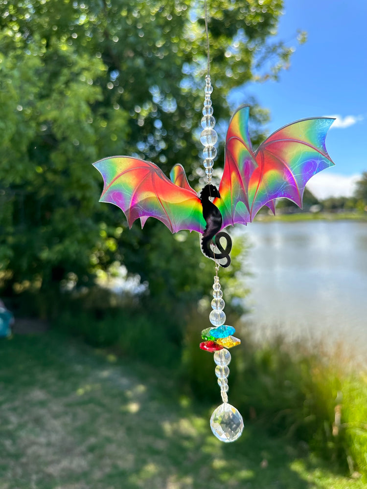 Dragon Small Crystal Suncatcher